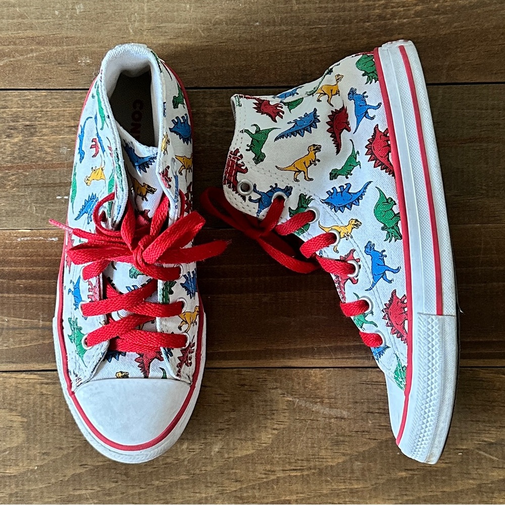 Converse Chuck Taylor All Star Canvas Dinosaur Print
LITTLE KIDS HIGH TOP SHOE